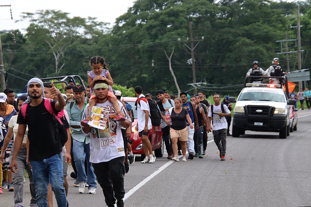 Sale la primera caravana migrante de venezolanos desde el sur de